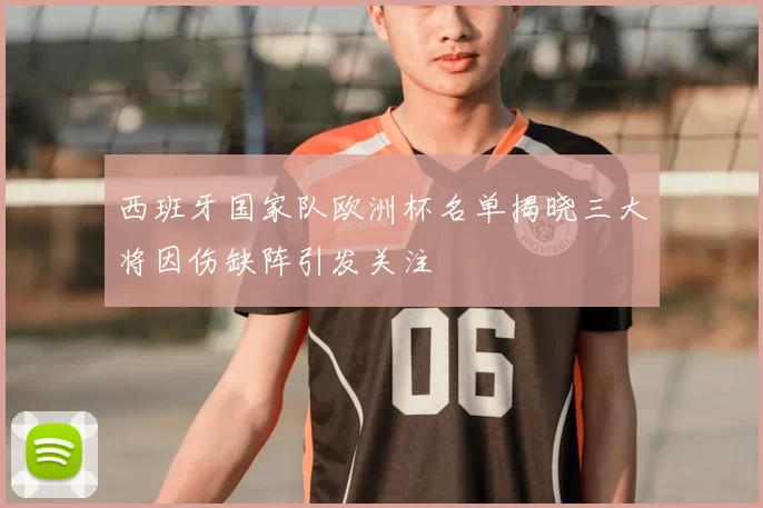 西班牙国家队欧洲杯名单揭晓三大将因伤缺阵引发关注