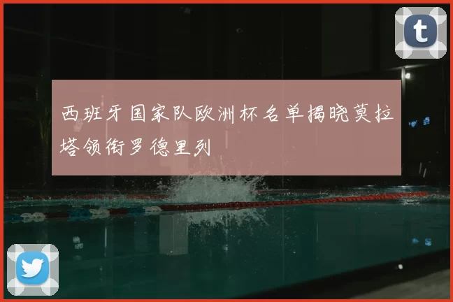 西班牙国家队欧洲杯名单揭晓莫拉塔领衔罗德里列