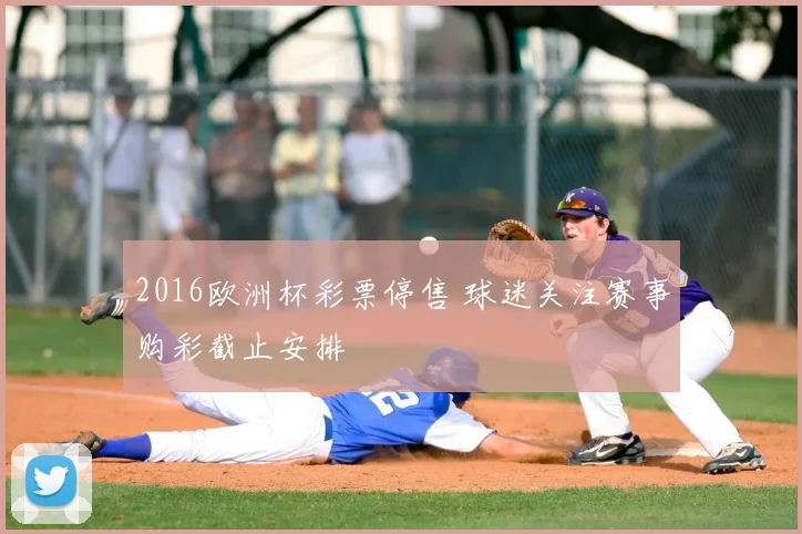 2016欧洲杯彩票停售 球迷关注赛事购彩截止安排