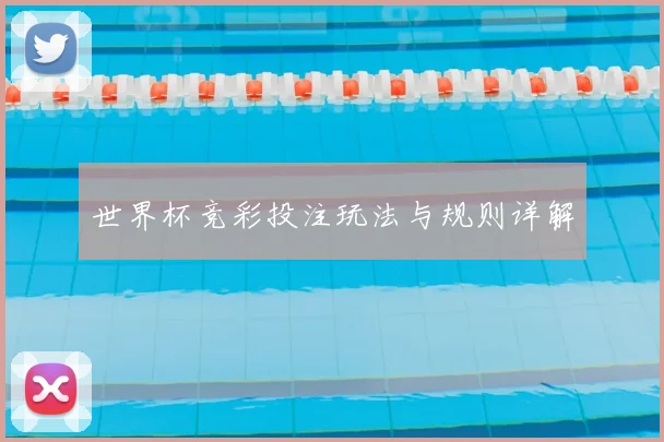 世界杯竞彩投注玩法与规则详解